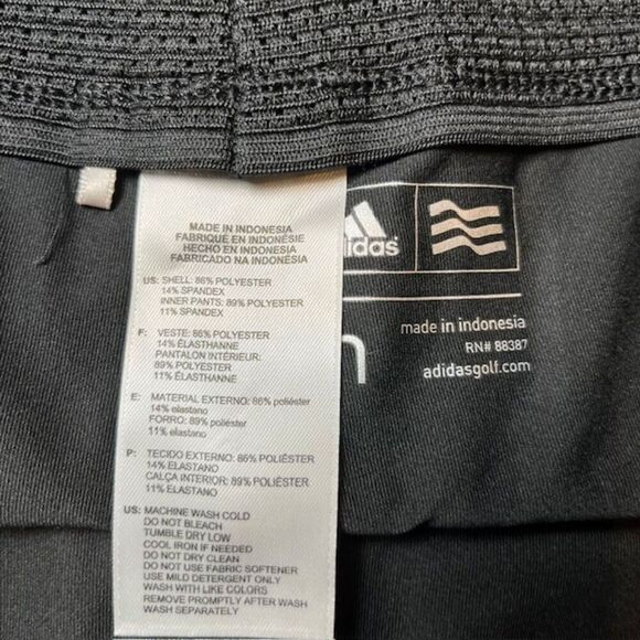 Adidas Rangewear Fashion Skort Gray with Black Abstract Print Size Medium - Picture 9 of 10